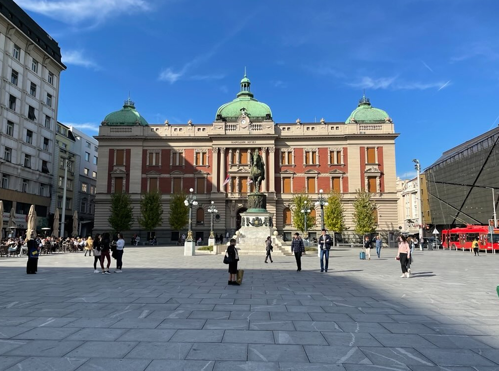 The National Museum in Belgrade.